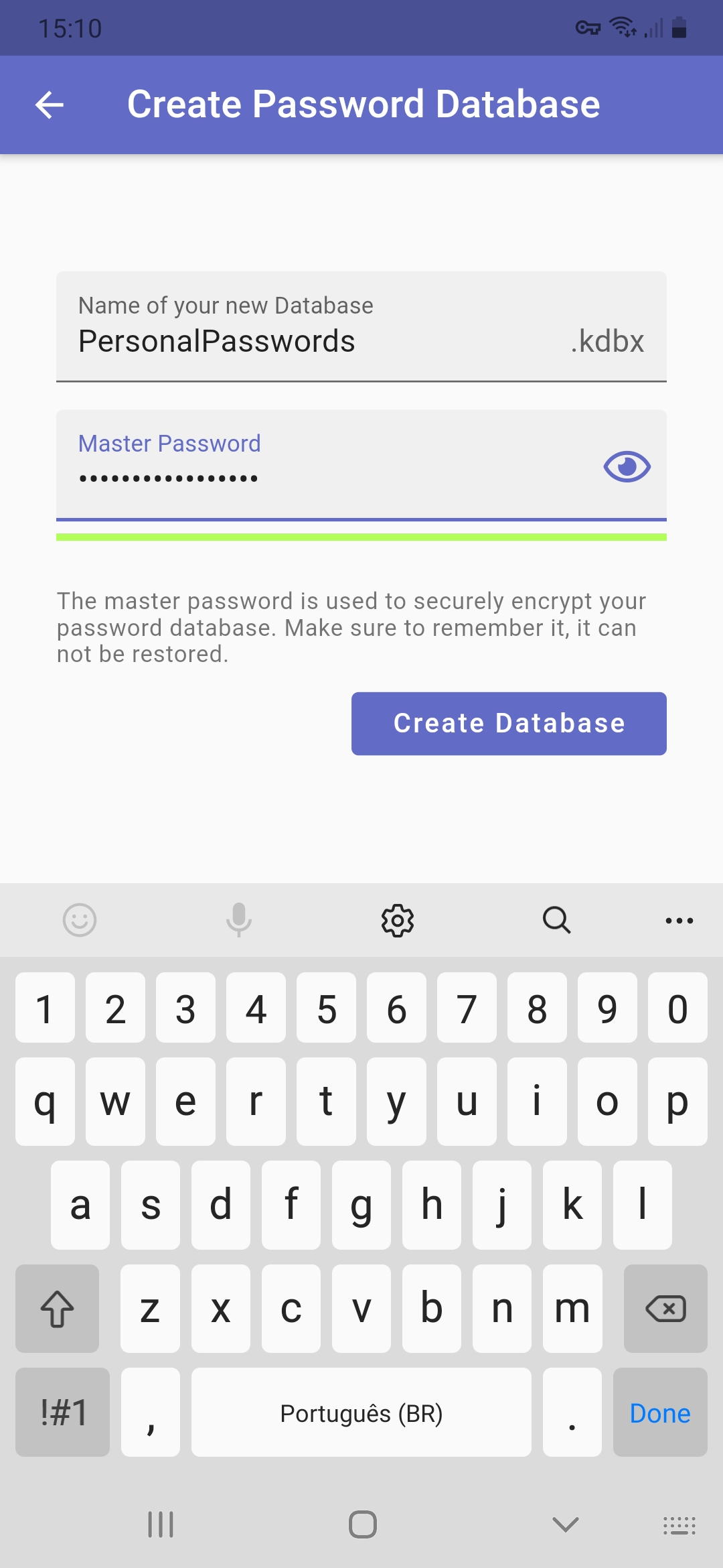 Aplicativo de autorização