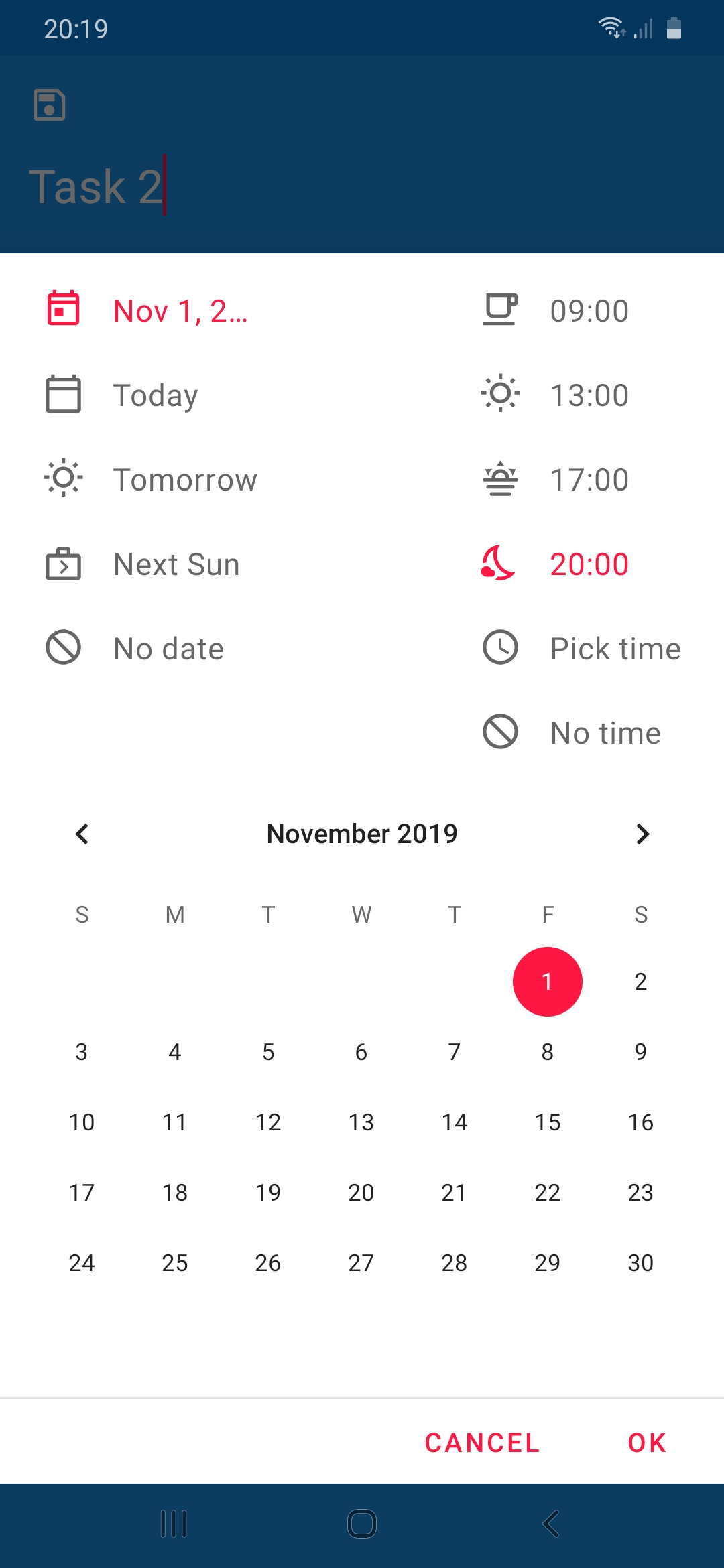 Organizador de tarefas